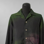 BED J.W. FORD ベッドフォード / 美品 22SS IWAMOTO Blouse オープンカラーシャツ 長袖シャツ / 22SS-B-BL09 / size 1 (GREEN)