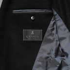 LANVIN COLLECTION ランバン コレクション / 美品 ウール テーラード ジャケット / LA-SY-83829 / size 48 (BLACK) 352153-in-ue