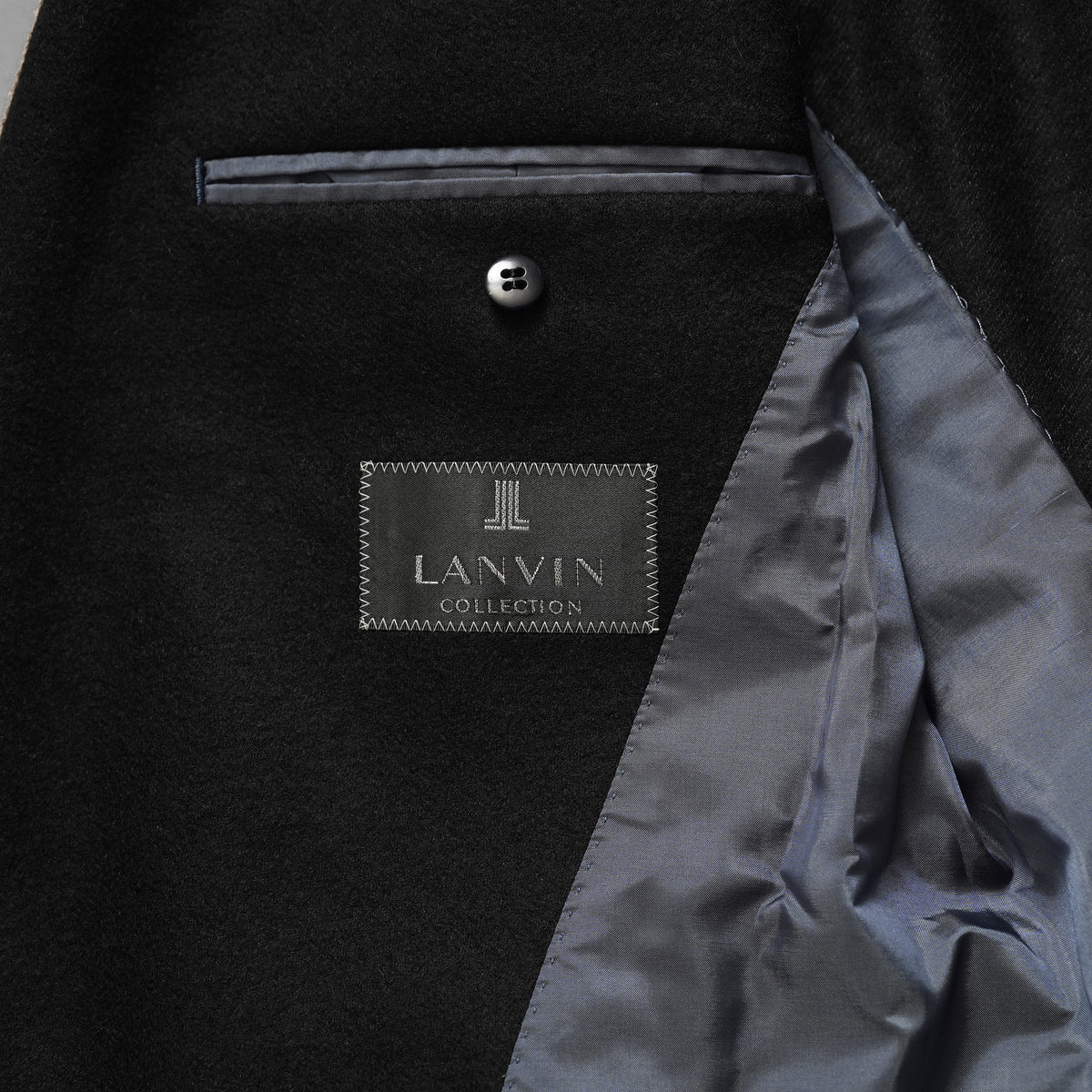LANVIN COLLECTION ランバン コレクション / 美品 ウール テーラード ジャケット / LA-SY-83829 / size 48 (BLACK) 352153-in-ue