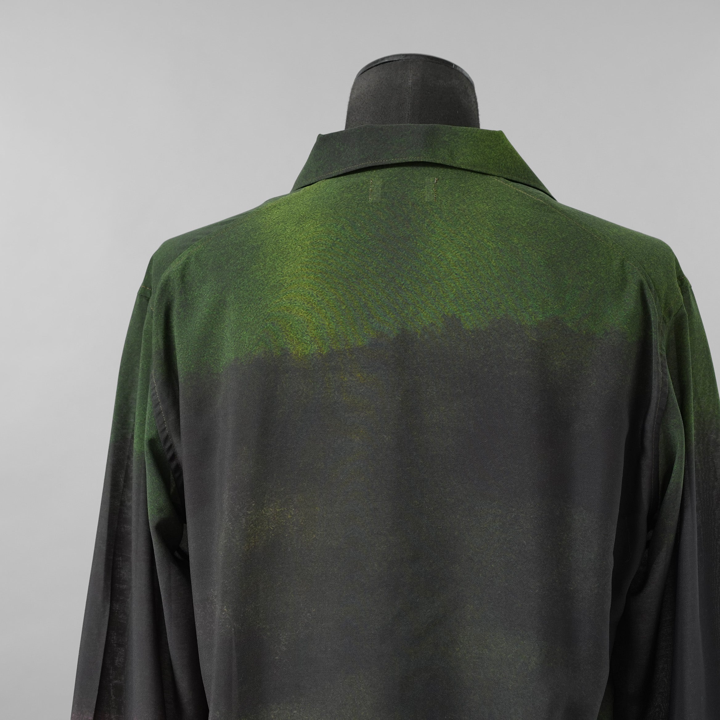 BED J.W. FORD ベッドフォード / 美品 22SS IWAMOTO Blouse オープンカラーシャツ 長袖シャツ / 22SS-B-BL09 / size 1 (GREEN)