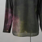 BED J.W. FORD ベッドフォード / 美品 22SS IWAMOTO Blouse オープンカラーシャツ 長袖シャツ / 22SS-B-BL09 / size 1 (GREEN)