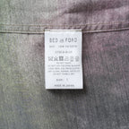 BED J.W. FORD ベッドフォード / 美品 22SS IWAMOTO Blouse オープンカラーシャツ 長袖シャツ / 22SS-B-BL09 / size 1 (GREEN)