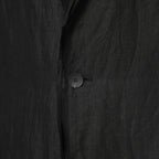 bajra バジュラ / 美品 26SS リネンカールマイヤージャケット テーラード ジャケット / 161BJ01 / size 3 (BLACK) 352155-in-ue