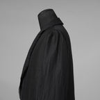 bajra バジュラ / 美品 26SS リネンカールマイヤージャケット テーラード ジャケット / 161BJ01 / size 3 (BLACK) 352155-in-ue