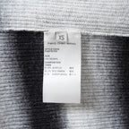 Feng Chen Wang フェンチェンワン / 美品 24SS DECONSTRUCTED GRADIENT KNIT-POLO ニット / FUS17KT03 / size XS (BLACK)