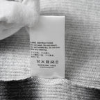Feng Chen Wang フェンチェンワン / 美品 24SS DECONSTRUCTED GRADIENT KNIT-POLO ニット / FUS17KT03 / size XS (BLACK)