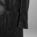 新品 Rick Owens リック オウエンス / 24SS LIDO / FOG Pocket Lido Leather Jacket / オイルカーフ レザー ジャケット / RU01D3723LOY / size 48 (BLACK)