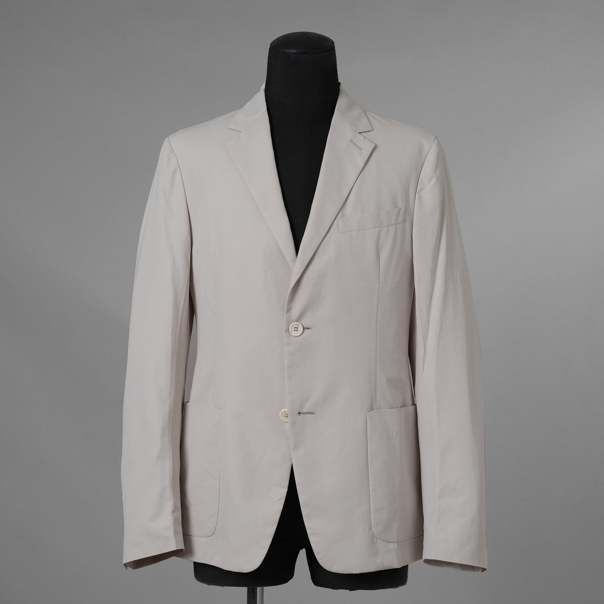 PRADA プラダ / 14SS コットン 2B テーラード ジャケット / ACS1 2014 3248 / size 48 (IVORY WHITE) 352154-in-ue