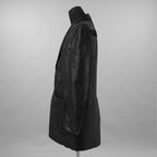 新品 Rick Owens リック オウエンス / 24SS LIDO / FOG Pocket Lido Leather Jacket / オイルカーフ レザー ジャケット / RU01D3723LOY / size 48 (BLACK)