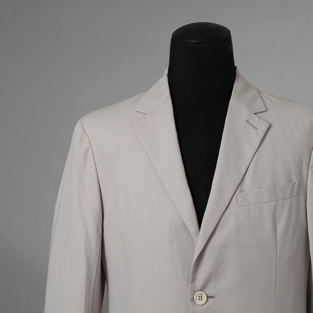PRADA プラダ / 14SS コットン 2B テーラード ジャケット / ACS1 2014 3248 / size 48 (IVORY WHITE) 352154-in-ue