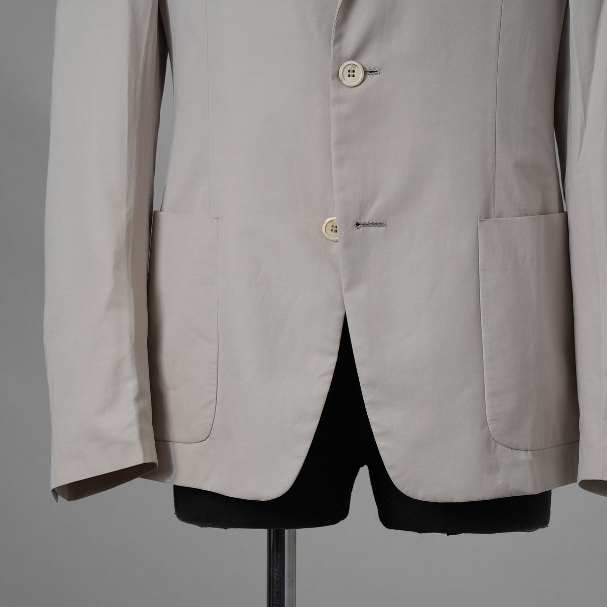 PRADA プラダ / 14SS コットン 2B テーラード ジャケット / ACS1 2014 3248 / size 48 (IVORY WHITE) 352154-in-ue