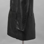 新品 Rick Owens リック オウエンス / 24SS LIDO / FOG Pocket Lido Leather Jacket / オイルカーフ レザー ジャケット / RU01D3723LOY / size 48 (BLACK)