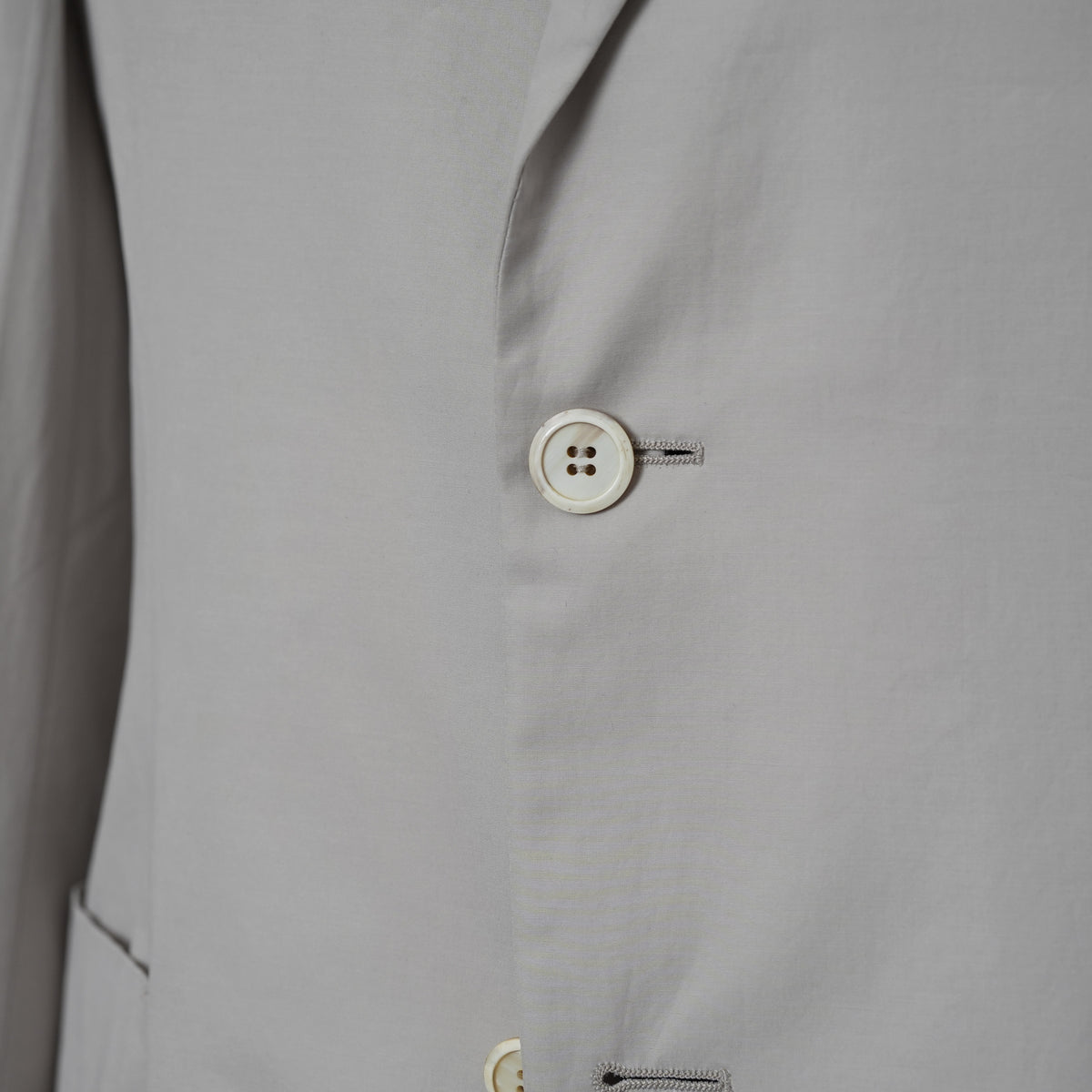 PRADA プラダ / 14SS コットン 2B テーラード ジャケット / ACS1 2014 3248 / size 48 (IVORY WHITE) 352154-in-ue