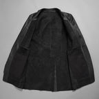 新品 Rick Owens リック オウエンス / 24SS LIDO / FOG Pocket Lido Leather Jacket / オイルカーフ レザー ジャケット / RU01D3723LOY / size 48 (BLACK)