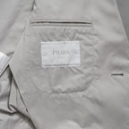 PRADA プラダ / 14SS コットン 2B テーラード ジャケット / ACS1 2014 3248 / size 48 (IVORY WHITE) 352154-in-ue