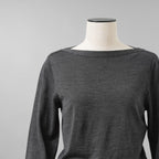 未使用 CELINE セリーヌ / 19AW ウールボートネック ニット / 2A525395D / size S (CHARCOAL GRAY) レディース