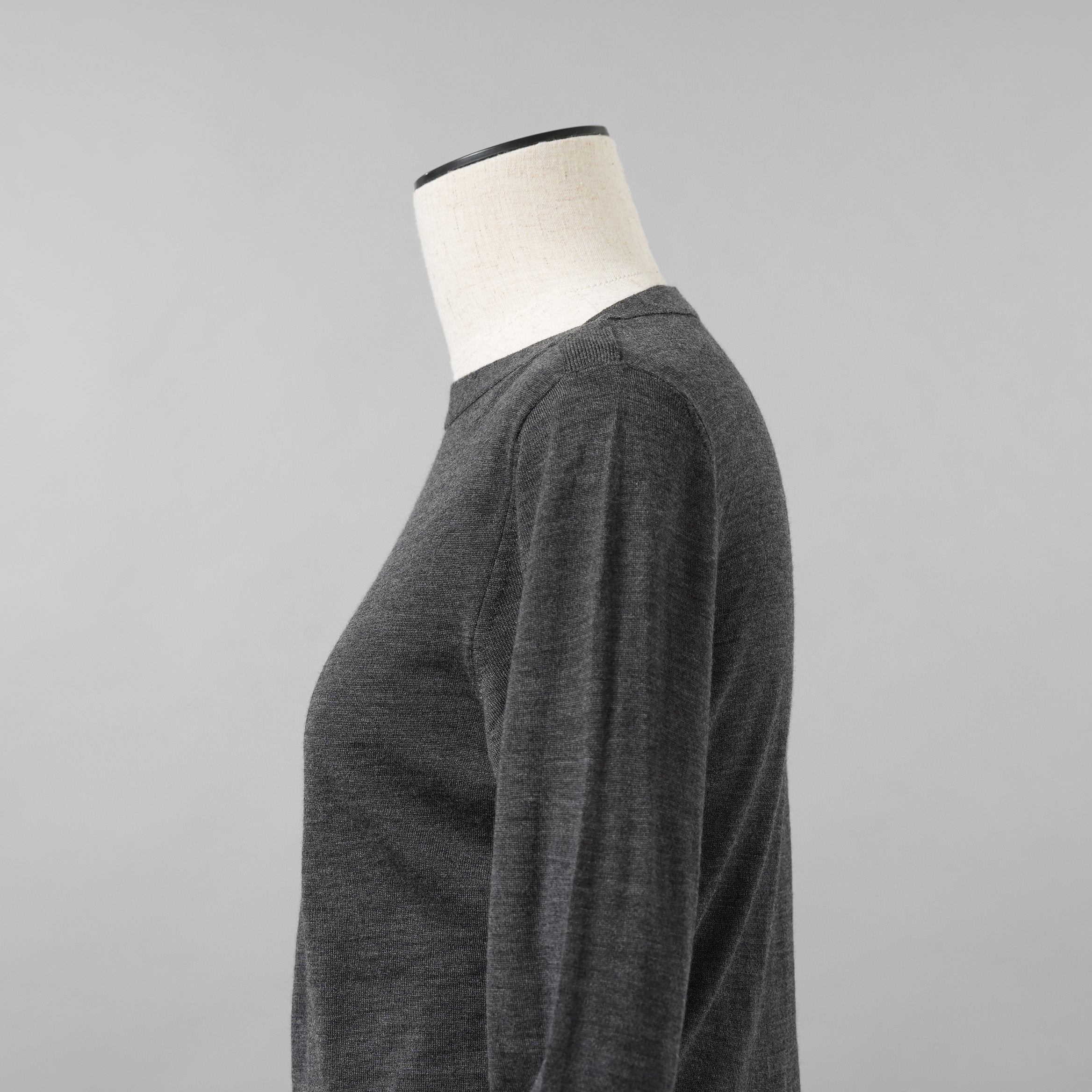未使用 CELINE セリーヌ / 19AW ウールボートネック ニット / 2A525395D / size S (CHARCOAL GRAY) レディース
