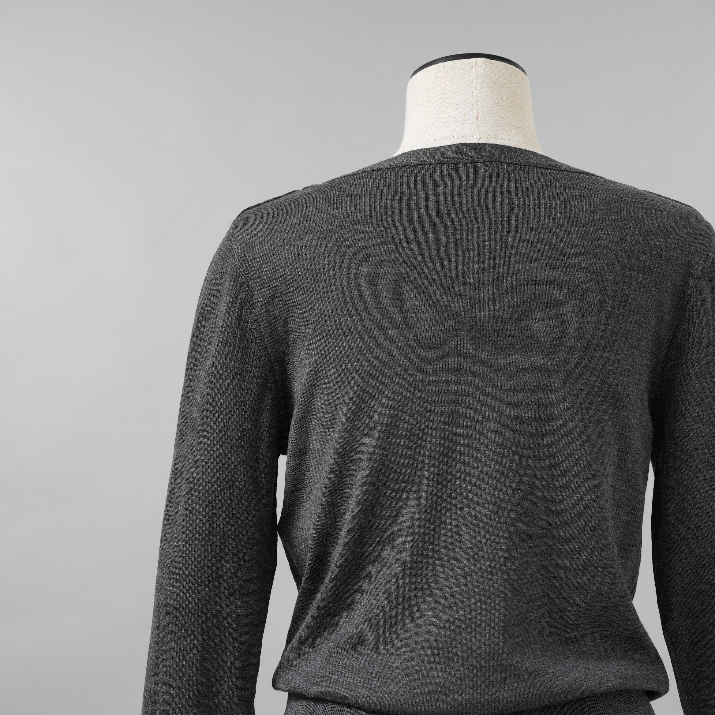 未使用 CELINE セリーヌ / 19AW ウールボートネック ニット / 2A525395D / size S (CHARCOAL GRAY) レディース