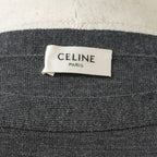未使用 CELINE セリーヌ / 19AW ウールボートネック ニット / 2A525395D / size S (CHARCOAL GRAY) レディース