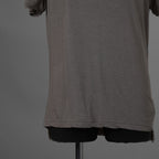 The Viridi-anne ザ ヴィリディアン / 美品 20SS 綿 シルク レギュラー 半袖Tシャツ / VI-3072-01 / size 2 (GRAY) 123057-alm