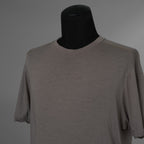The Viridi-anne ザ ヴィリディアン / 美品 20SS 綿 シルク レギュラー 半袖Tシャツ / VI-3072-01 / size 2 (GRAY) 123057-alm