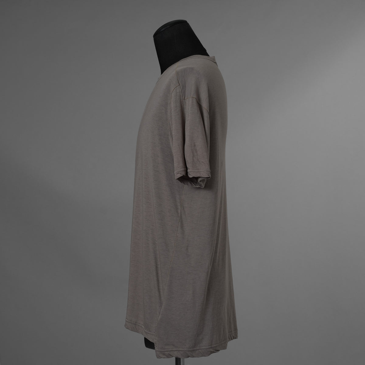 The Viridi-anne ザ ヴィリディアン / 美品 20SS 綿 シルク レギュラー 半袖Tシャツ / VI-3072-01 / size 2 (GRAY) 123057-alm