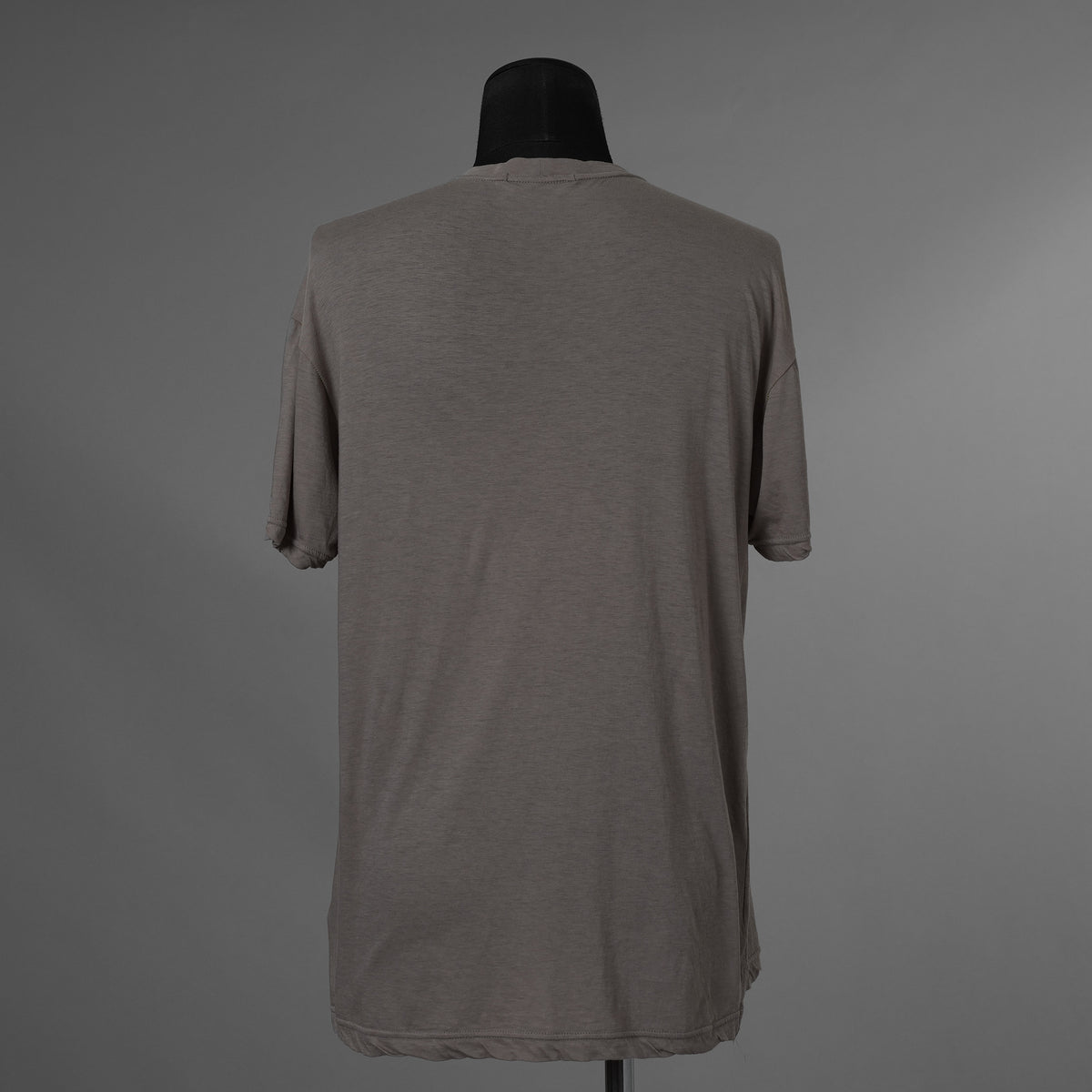 The Viridi-anne ザ ヴィリディアン / 美品 20SS 綿 シルク レギュラー 半袖Tシャツ / VI-3072-01 / size 2 (GRAY) 123057-alm