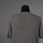 The Viridi-anne ザ ヴィリディアン / 美品 20SS 綿 シルク レギュラー 半袖Tシャツ / VI-3072-01 / size 2 (GRAY) 123057-alm