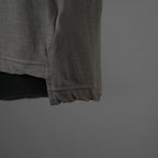 The Viridi-anne ザ ヴィリディアン / 美品 20SS 綿 シルク レギュラー 半袖Tシャツ / VI-3072-01 / size 2 (GRAY) 123057-alm