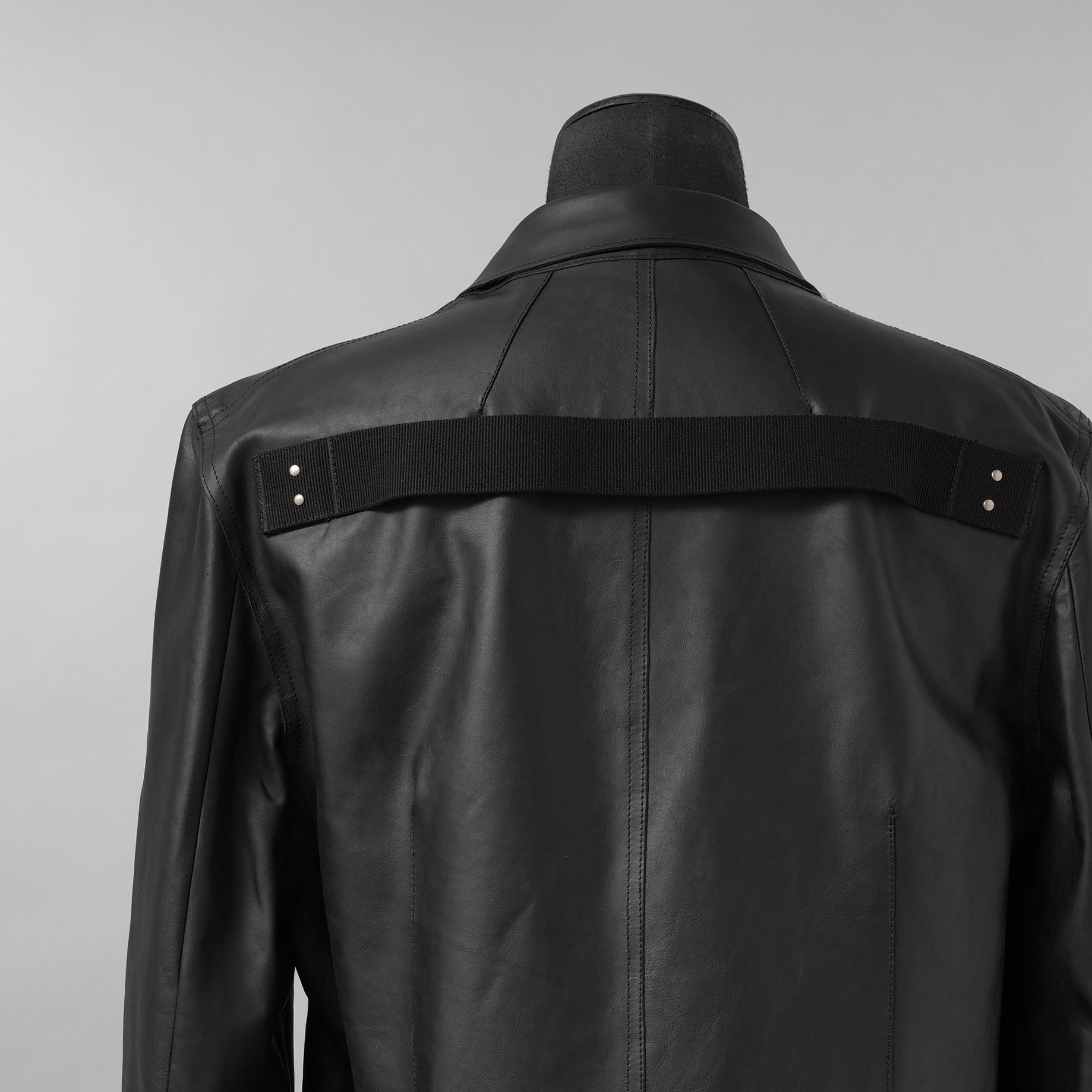新品 Rick Owens リック オウエンス / 24SS LIDO / FOG Pocket Lido Leather Jacket / オイルカーフ レザー ジャケット / RU01D3723LOY / size 48 (BLACK)