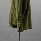 Greg Lauren グレッグローレン / 美品 24SS Army Hemp Shawl Collar Boxy Jacket ヘンプ ジャケット / size 2  (GREEN)