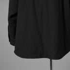 Maison Margiela メゾン マルジェラ / 22AW 中綿入り チョークストライプ シャツジャケット アウター / S51DL0403 S76446 / 02PR 225507/1 2022 2 / size 42 (BLACK) 352156-uen