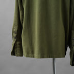 Greg Lauren グレッグローレン / 美品 24SS Army Hemp Shawl Collar Boxy Jacket ヘンプ ジャケット / size 2  (GREEN)
