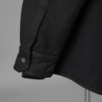 Maison Margiela メゾン マルジェラ / 22AW 中綿入り チョークストライプ シャツジャケット アウター / S51DL0403 S76446 / 02PR 225507/1 2022 2 / size 42 (BLACK) 352156-uen