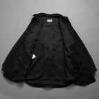 Maison Margiela メゾン マルジェラ / 22AW 中綿入り チョークストライプ シャツジャケット アウター / S51DL0403 S76446 / 02PR 225507/1 2022 2 / size 42 (BLACK) 352156-uen