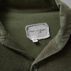 Greg Lauren グレッグローレン / 美品 24SS Army Hemp Shawl Collar Boxy Jacket ヘンプ ジャケット / size 2  (GREEN)