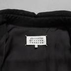 Maison Margiela メゾン マルジェラ / 22AW 中綿入り チョークストライプ シャツジャケット アウター / S51DL0403 S76446 / 02PR 225507/1 2022 2 / size 42 (BLACK) 352156-uen