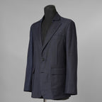 LANVIN ランバン / 美品 ウール テーラード ジャケット / LA-SY-44874 / size 48 (NAVY) 352157-in-ue