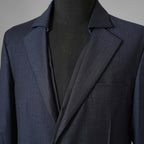 LANVIN ランバン / 美品 ウール テーラード ジャケット / LA-SY-44874 / size 48 (NAVY) 352157-in-ue