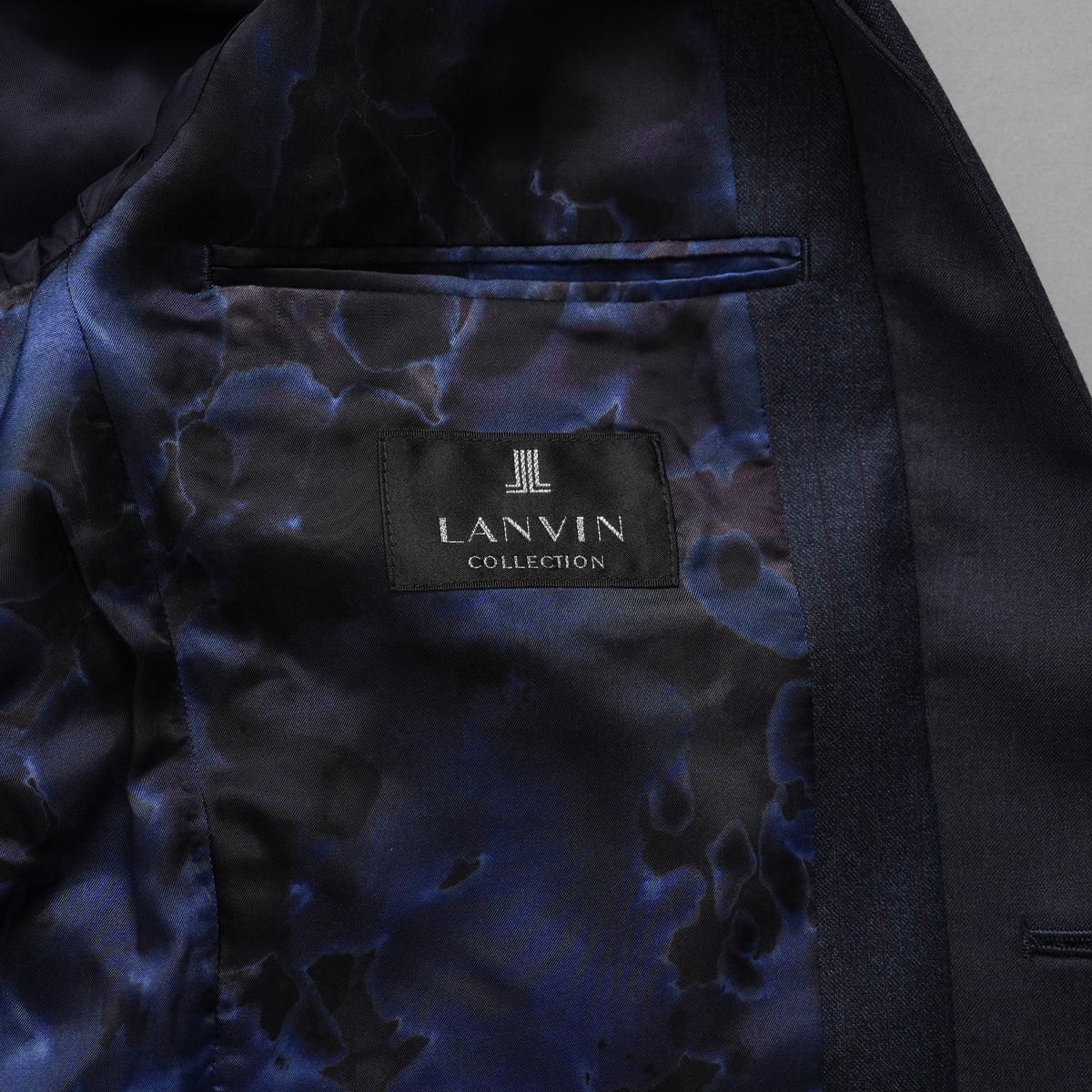 LANVIN ランバン / 美品 ウール テーラード ジャケット / LA-SY-44874 / size 48 (NAVY) 352157-in-ue