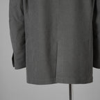 kiminori morishita キミノリ モリシタ / 美品 25AW Hand-shaving tailored jacket ハンドシェービング テーラード ジャケット / K25AW-OT09 / size 5 (GRAY) 352159-in-ue