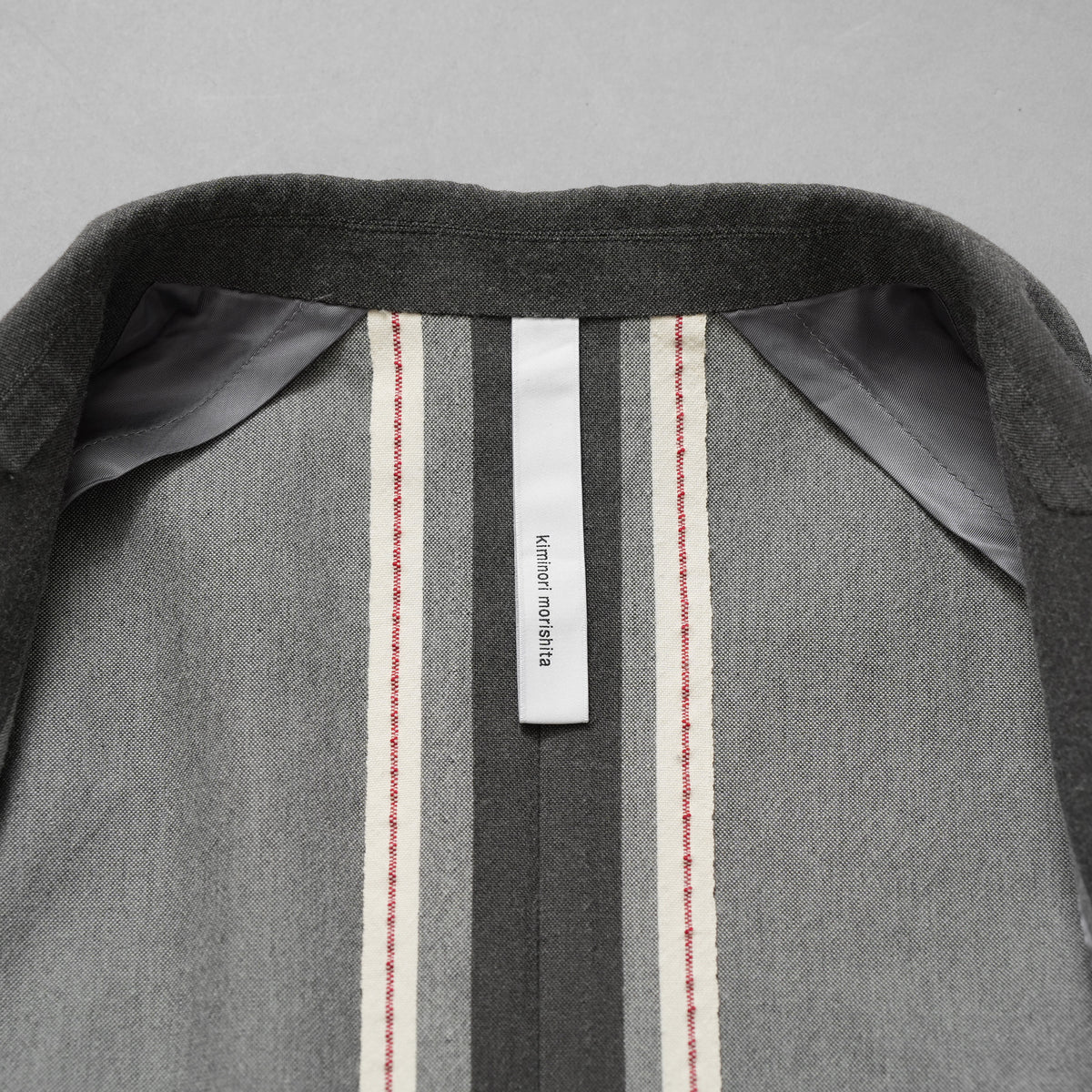 kiminori morishita キミノリ モリシタ / 美品 25AW Hand-shaving tailored jacket ハンドシェービング テーラード ジャケット / K25AW-OT09 / size 5 (GRAY) 352159-in-ue