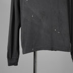 SAINT Mxxxxxx × NEIGHBORHOOD コラボ / 美品 25SS STHD . LS TEE SPEED KILLS ヴィンテージ加工 ロングスリーブTシャツ 長袖Tシャツ / SM-HR8-0000-C72 / size L (BLACK) 123059-alm