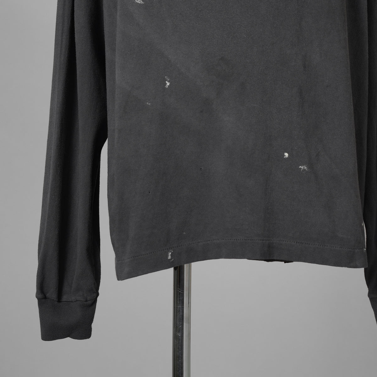 SAINT Mxxxxxx × NEIGHBORHOOD コラボ / 美品 25SS STHD . LS TEE SPEED KILLS ヴィンテージ加工 ロングスリーブTシャツ 長袖Tシャツ / SM-HR8-0000-C72 / size L (BLACK) 123059-alm