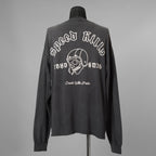 SAINT Mxxxxxx × NEIGHBORHOOD コラボ / 美品 25SS STHD . LS TEE SPEED KILLS ヴィンテージ加工 ロングスリーブTシャツ 長袖Tシャツ / SM-HR8-0000-C72 / size L (BLACK) 123059-alm