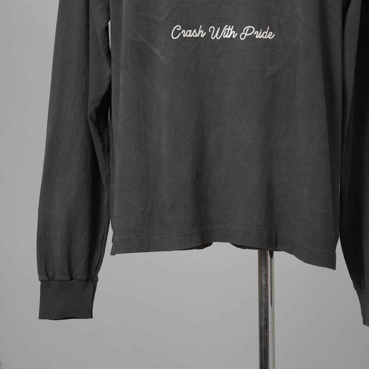 SAINT Mxxxxxx × NEIGHBORHOOD コラボ / 美品 25SS STHD . LS TEE SPEED KILLS ヴィンテージ加工 ロングスリーブTシャツ 長袖Tシャツ / SM-HR8-0000-C72 / size L (BLACK) 123059-alm