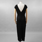 CHANEL シャネル / 12SS リブニット マキシ丈 ワンピース /ドレス / P42943K04334 / size 42 (BLACK) レディース