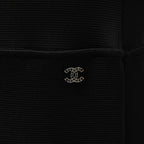 CHANEL シャネル / 12SS リブニット マキシ丈 ワンピース /ドレス / P42943K04334 / size 42 (BLACK) レディース
