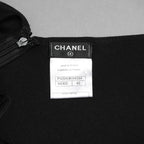 CHANEL シャネル / 12SS リブニット マキシ丈 ワンピース /ドレス / P42943K04334 / size 42 (BLACK) レディース