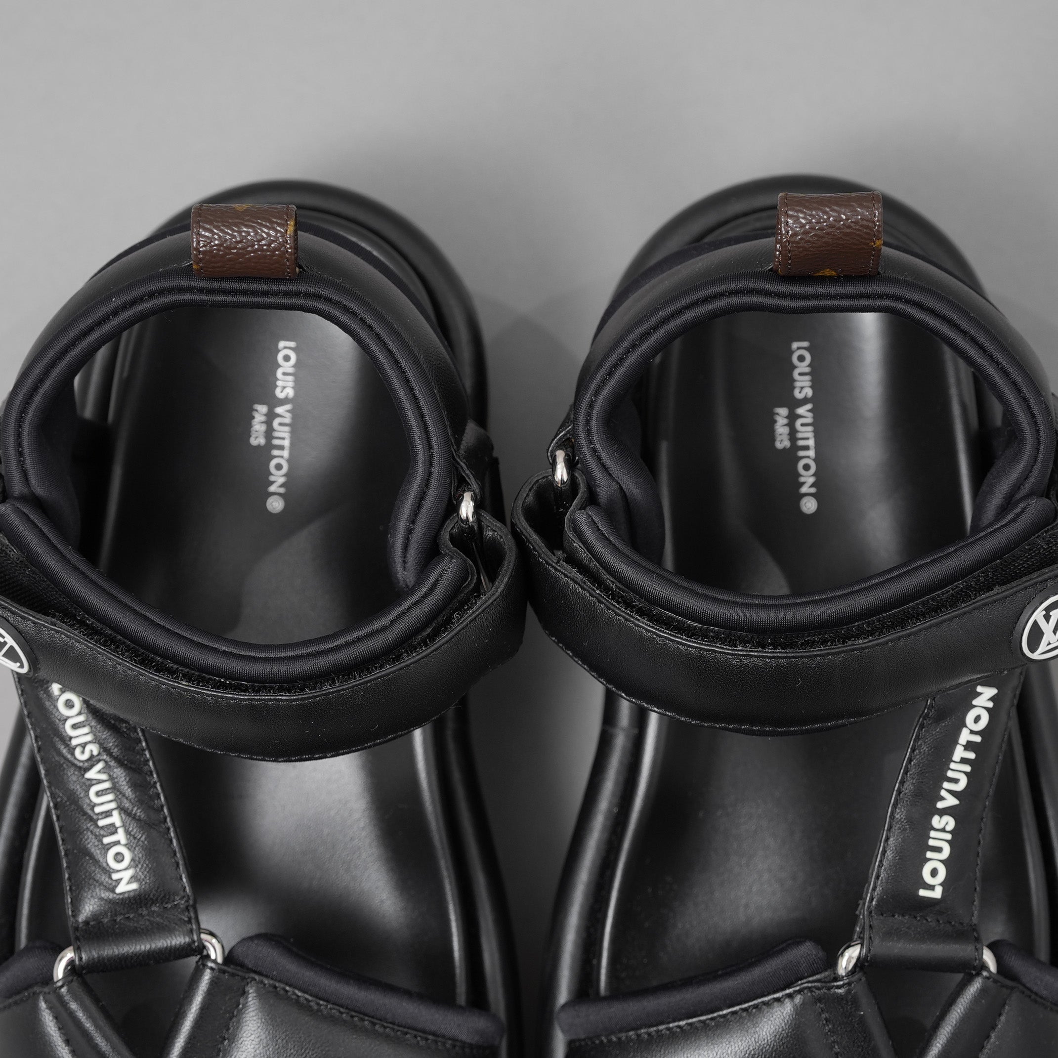 LOUIS VUITTON ルイヴィトン / 美品 23SS プールピローサンダル / SC 0232 / size 36 (23cm) BLACK